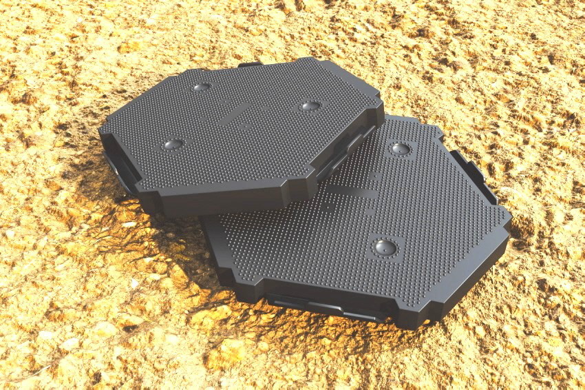 SOLID BASIC Bodenplatten-Verbundsystem auf weichen Sandboden