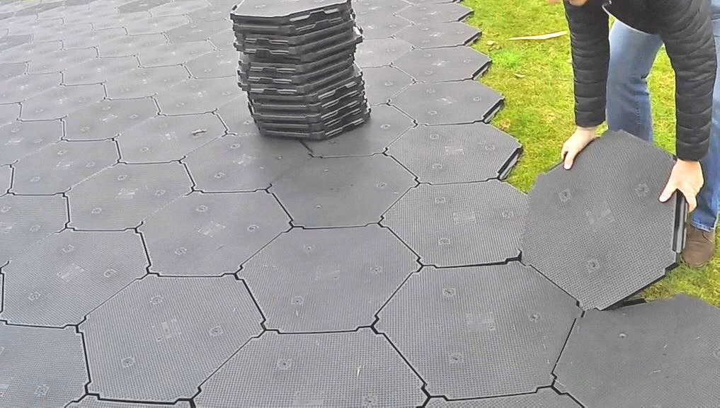 Solid Basic Kunststoff Schutzplatten Naturboden